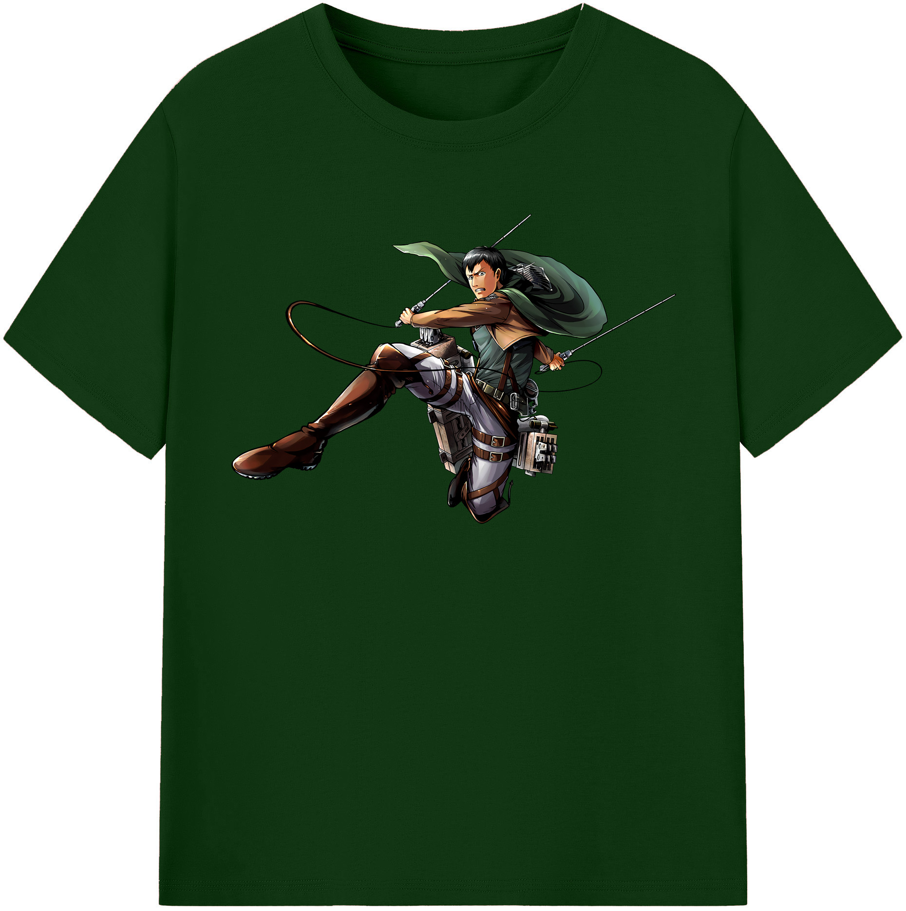 （画像用） 進撃の巨人 ベルトルト・フーバー Attack on Titan Bertholdt Hoover 綿100％半袖Tシャツ（フロントプリント）